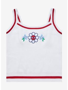 Plus Size Marvel Spider-Man Flower Women’s Knit Tank - BoxLunch Exclusive , , hi-res