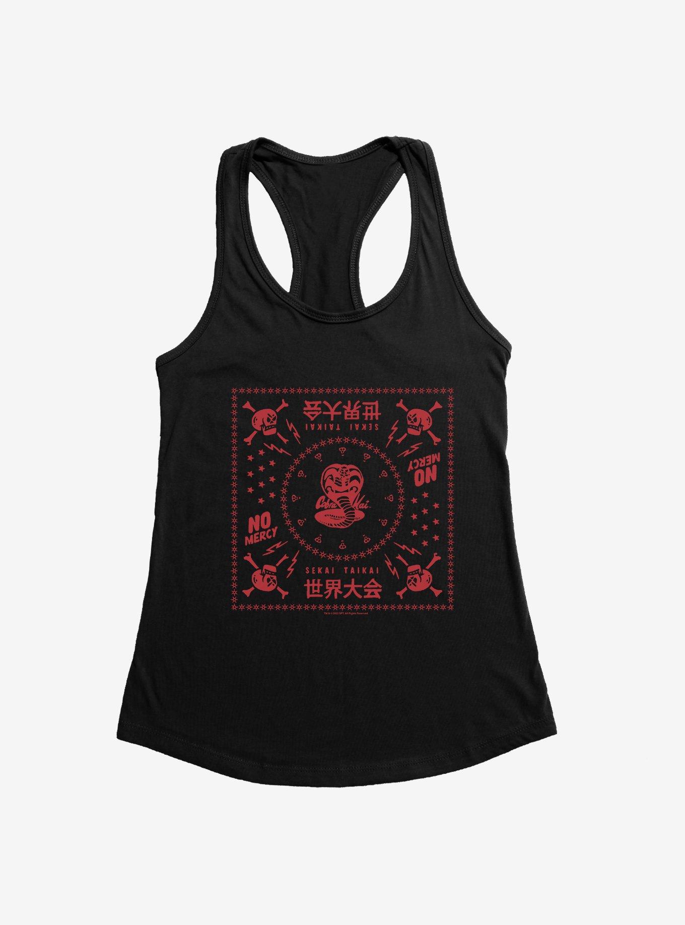 Cobra Kai Snake No Mercy Sekai Taikai Girls Tank, , hi-res