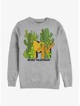 MTV Cacti Galore Logo Sweatshirt, ATH HTR, hi-res