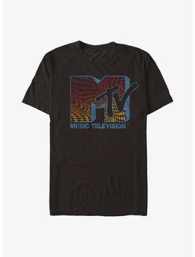 MTV Checker Grunge Logo T-Shirt, , hi-res