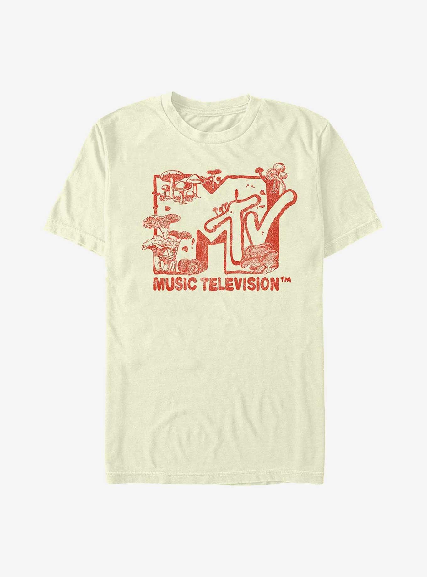 MTV Fungi Logo T-Shirt, NATURAL, hi-res