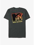 MTV Grungy Spray Logo T-Shirt, CHARCOAL, hi-res
