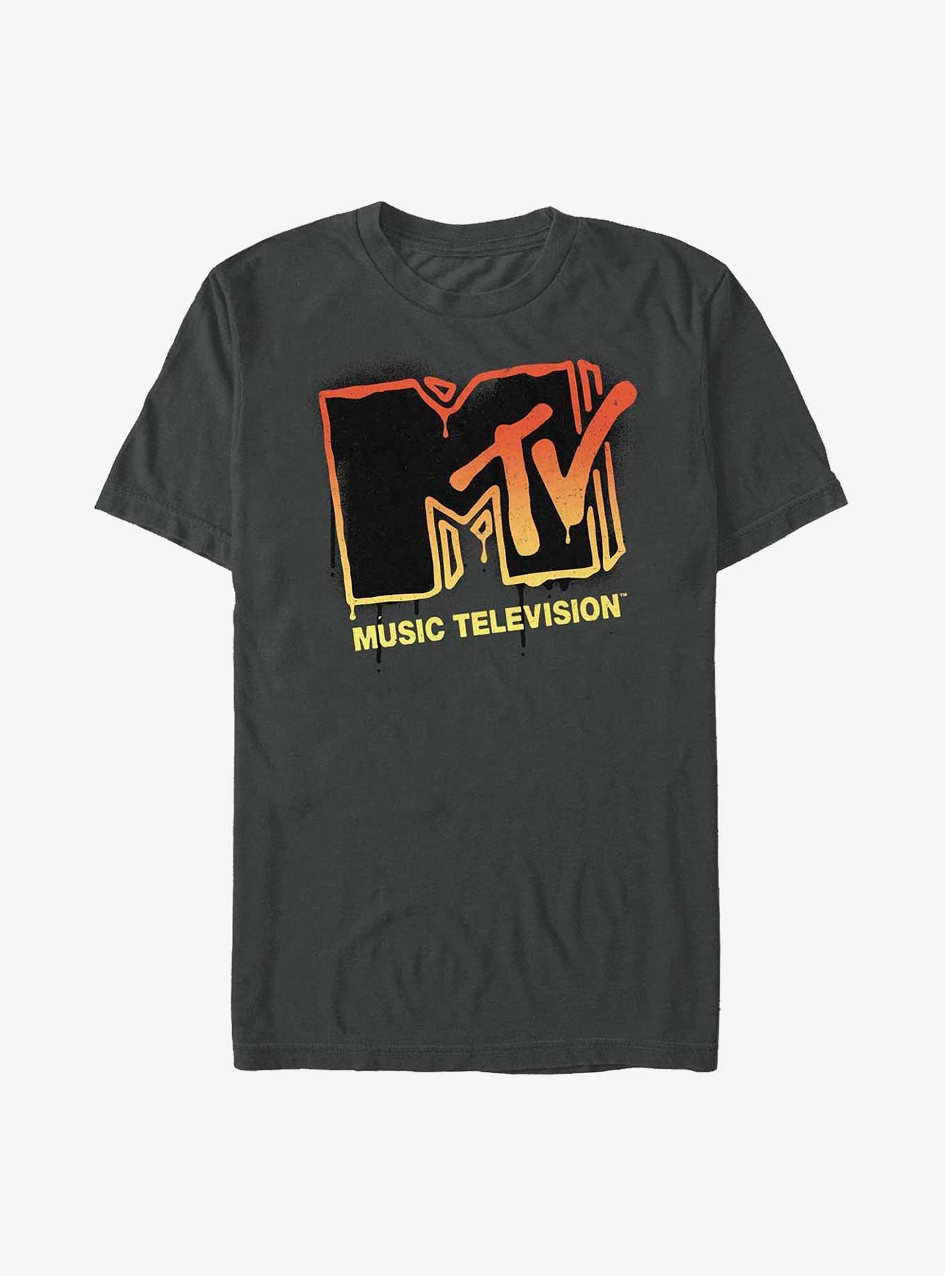 MTV Grungy Spray Logo T-Shirt, , hi-res