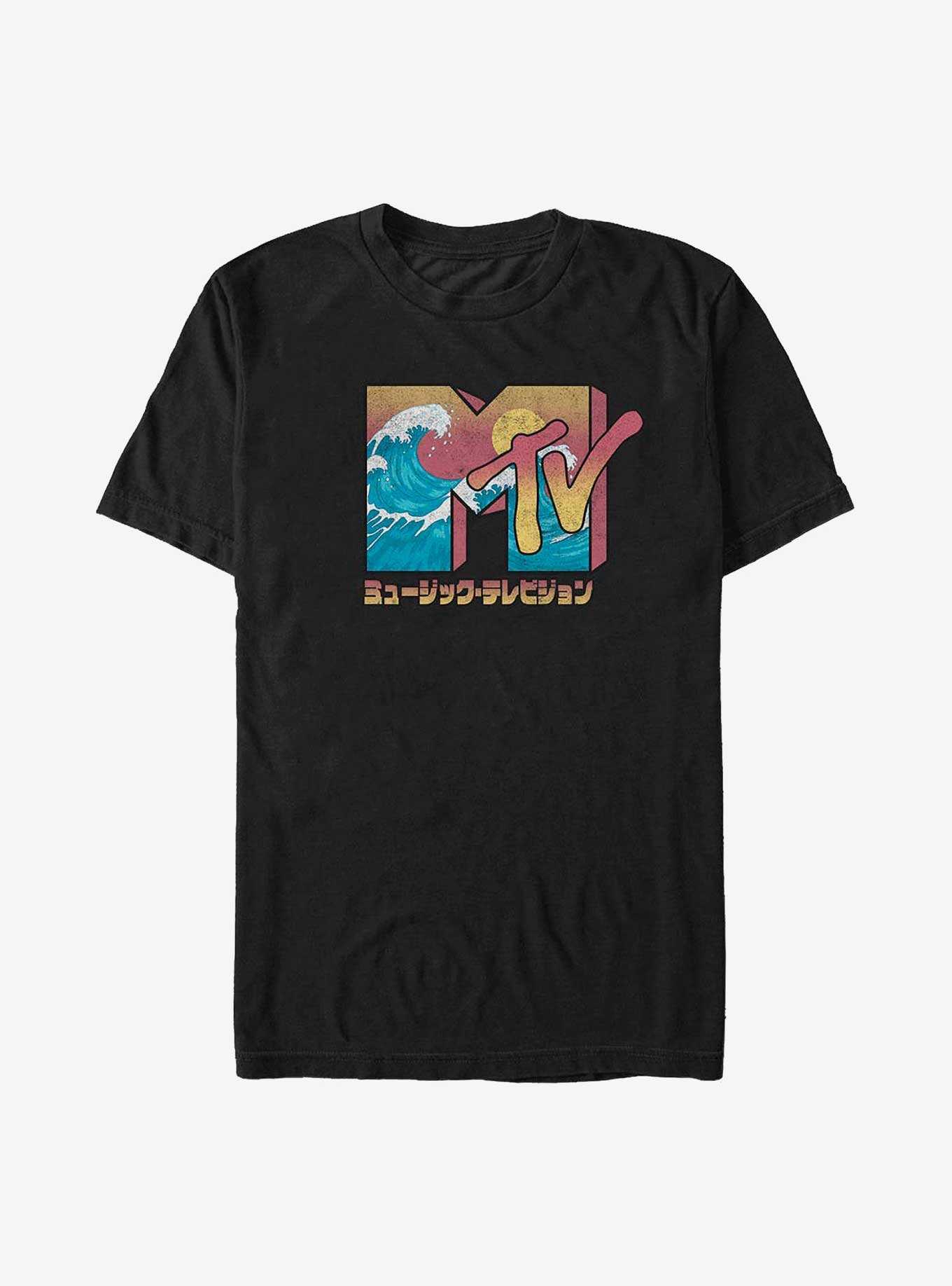 MTV Wave Logo in Japanese T-Shirt, , hi-res