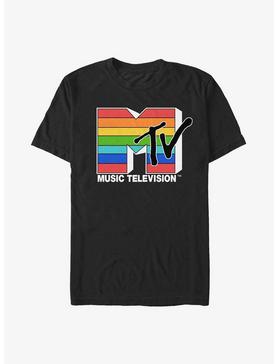 MTV Rainbow Logo T-Shirt, , hi-res