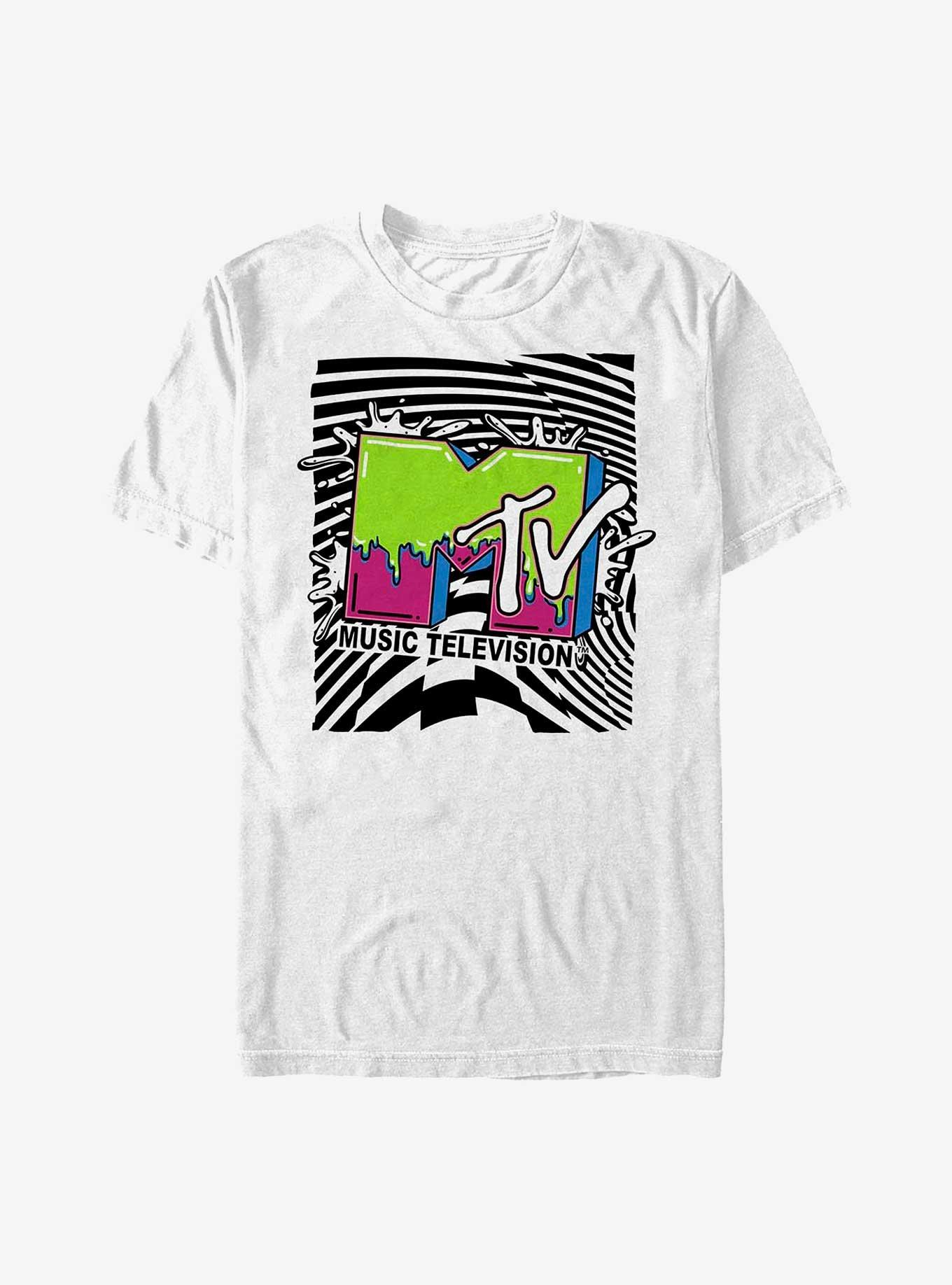 MTV Slime Logo T-Shirt, WHITE, hi-res