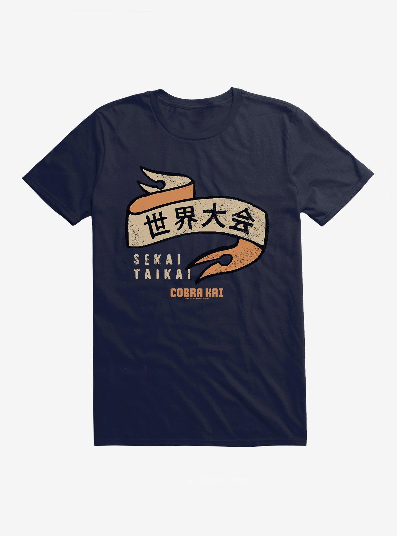 Cobra Kai Sekai Taikai T-Shirt, NAVY, hi-res