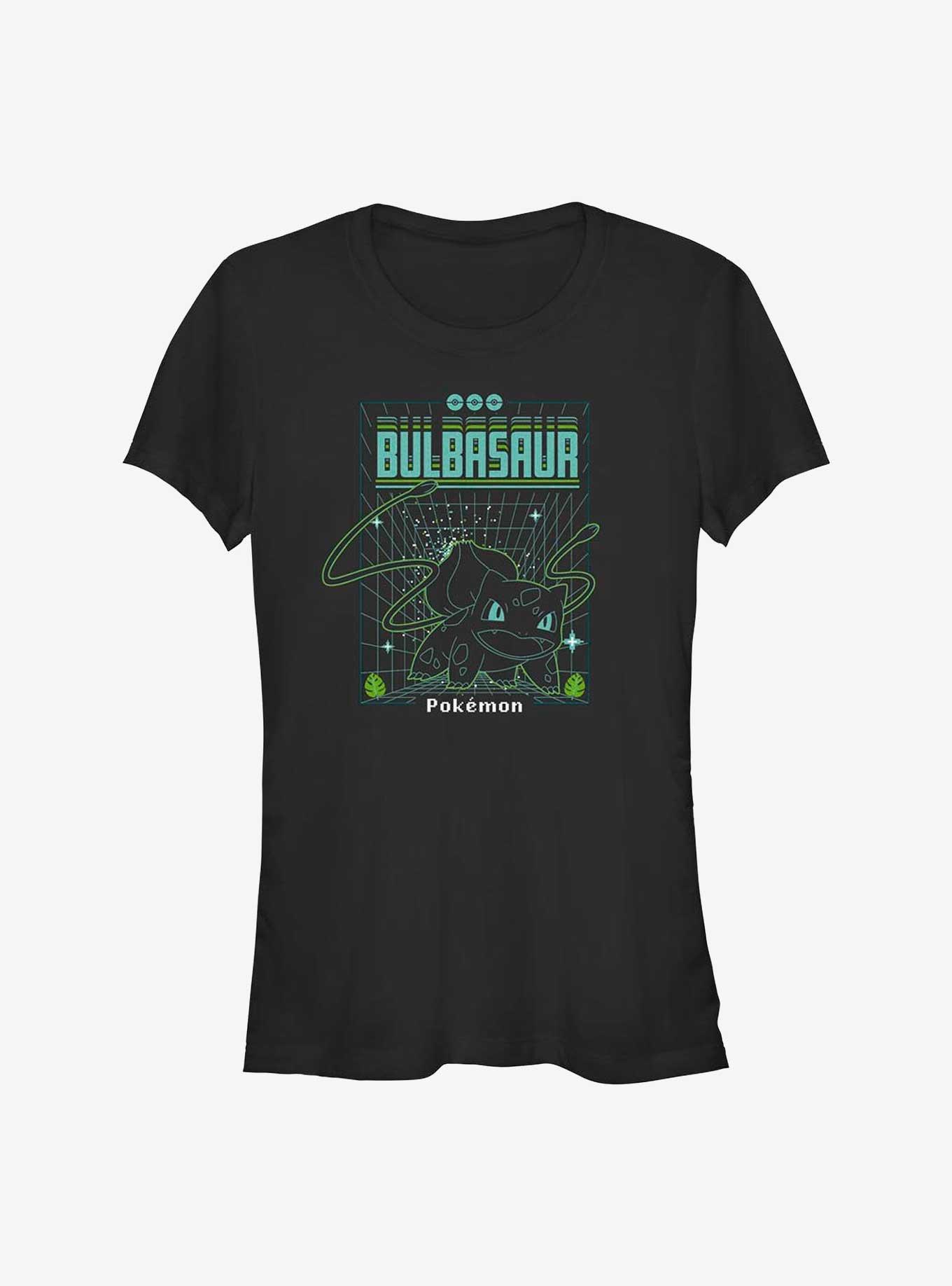 Pokemon Bulbasaur Grid Girls T-Shirt