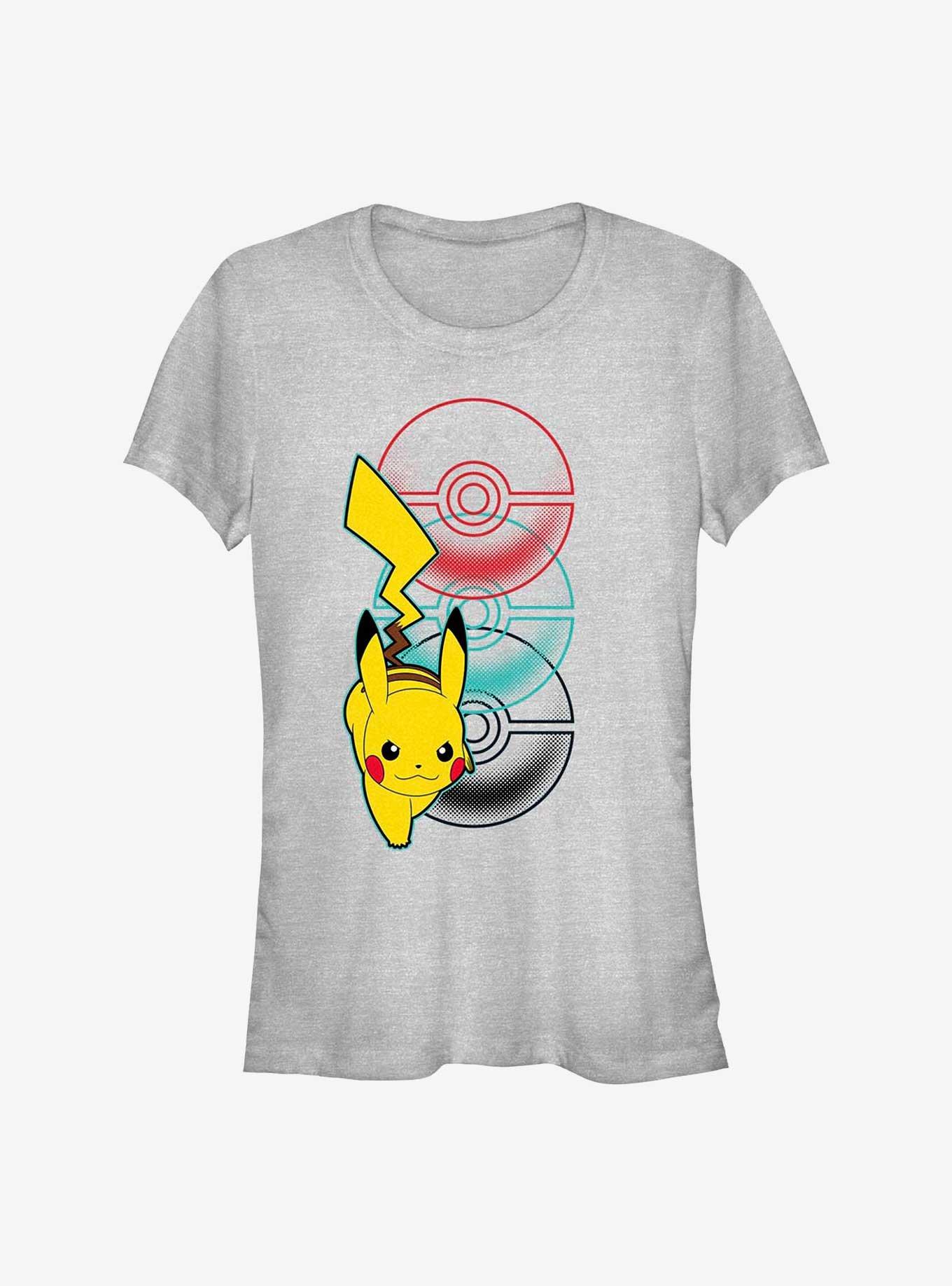 Pokemon Catch Pikachu Girls T-Shirt, , hi-res