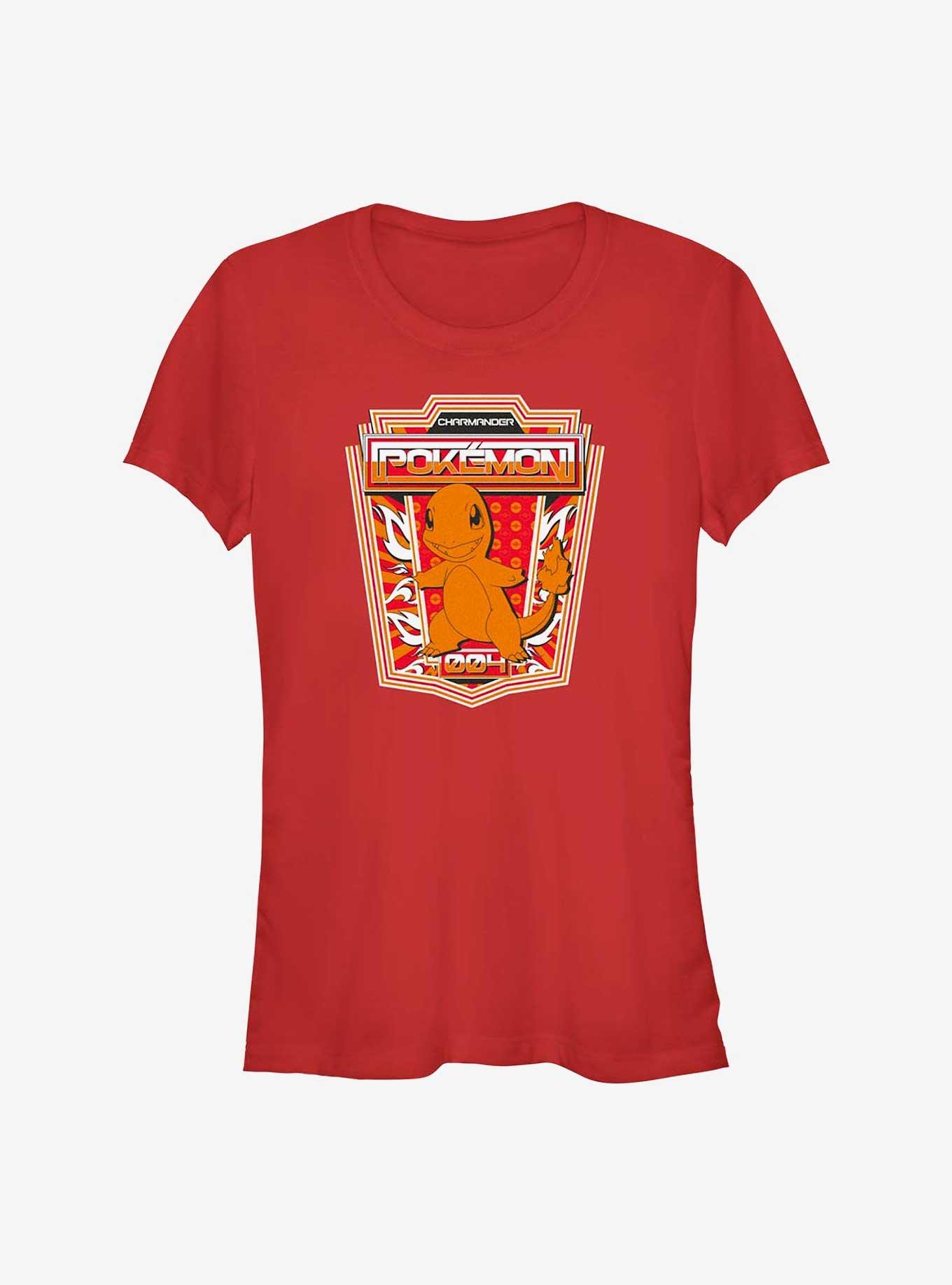 Pokemon Charmander Badge Girls T-Shirt, , hi-res