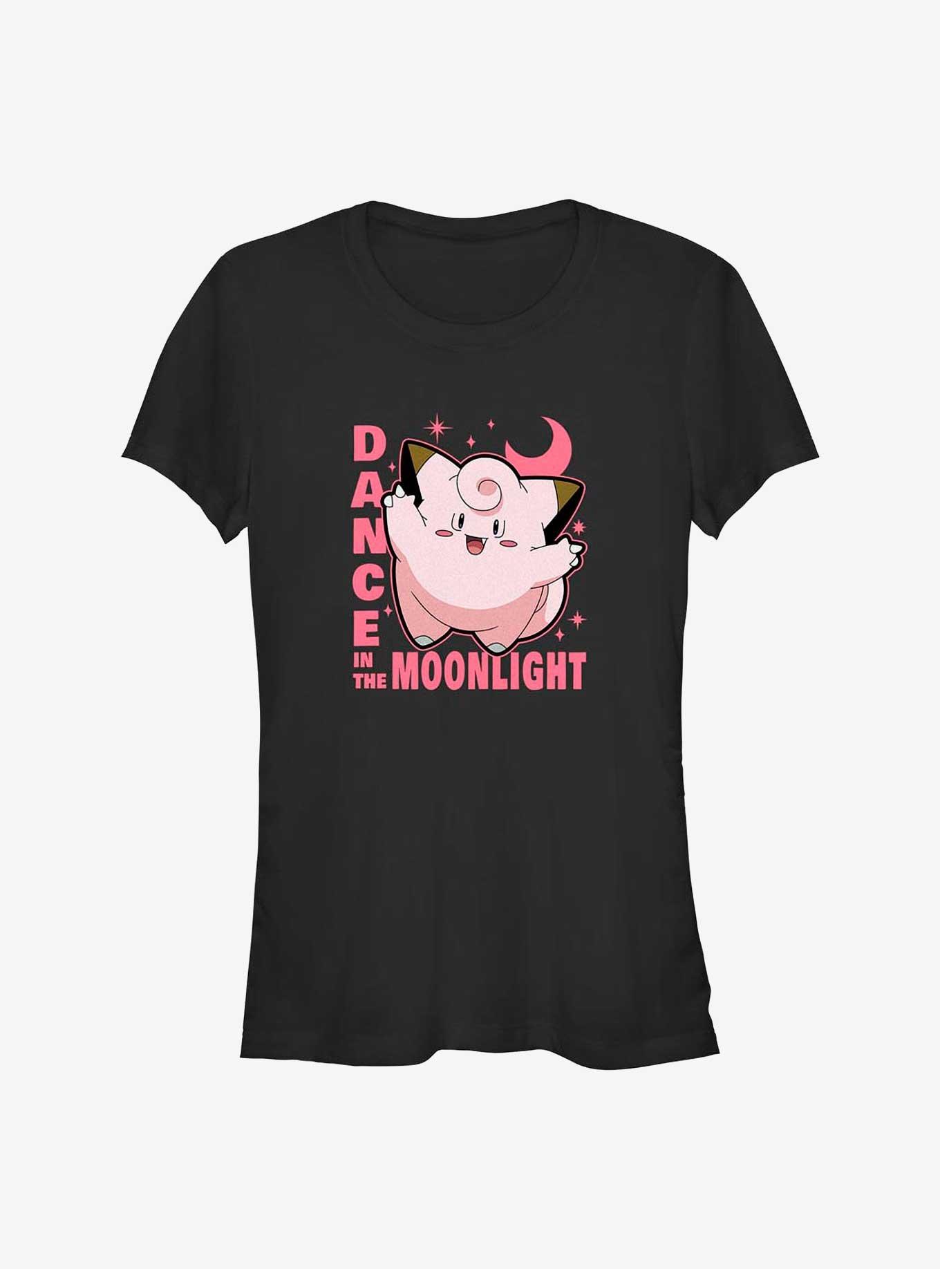 Pokemon Clefairy Dance In The Moonlight Girls T-Shirt, , hi-res