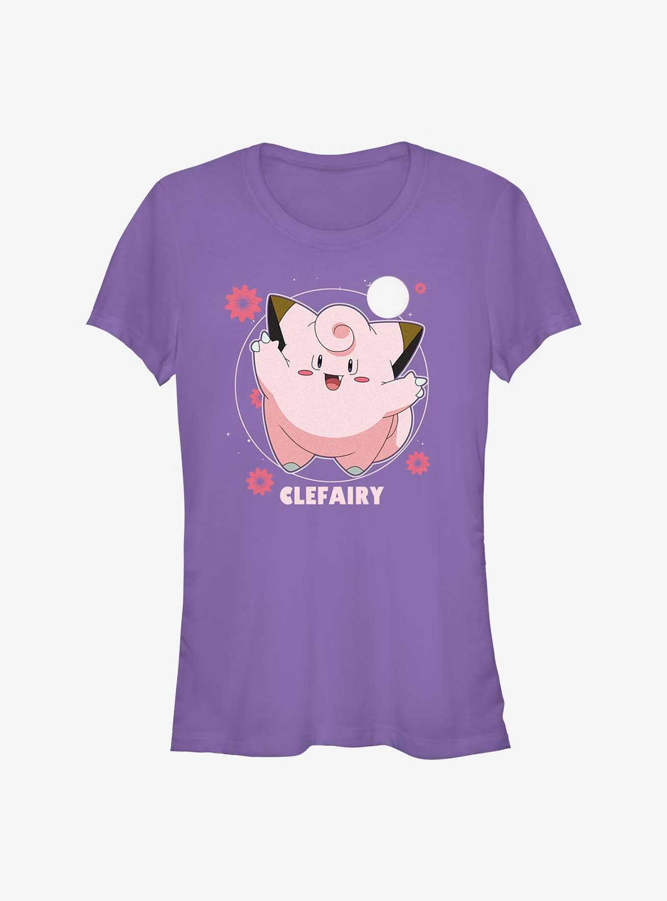 Pokemon Clefairy Flowers Girls T-Shirt, , hi-res