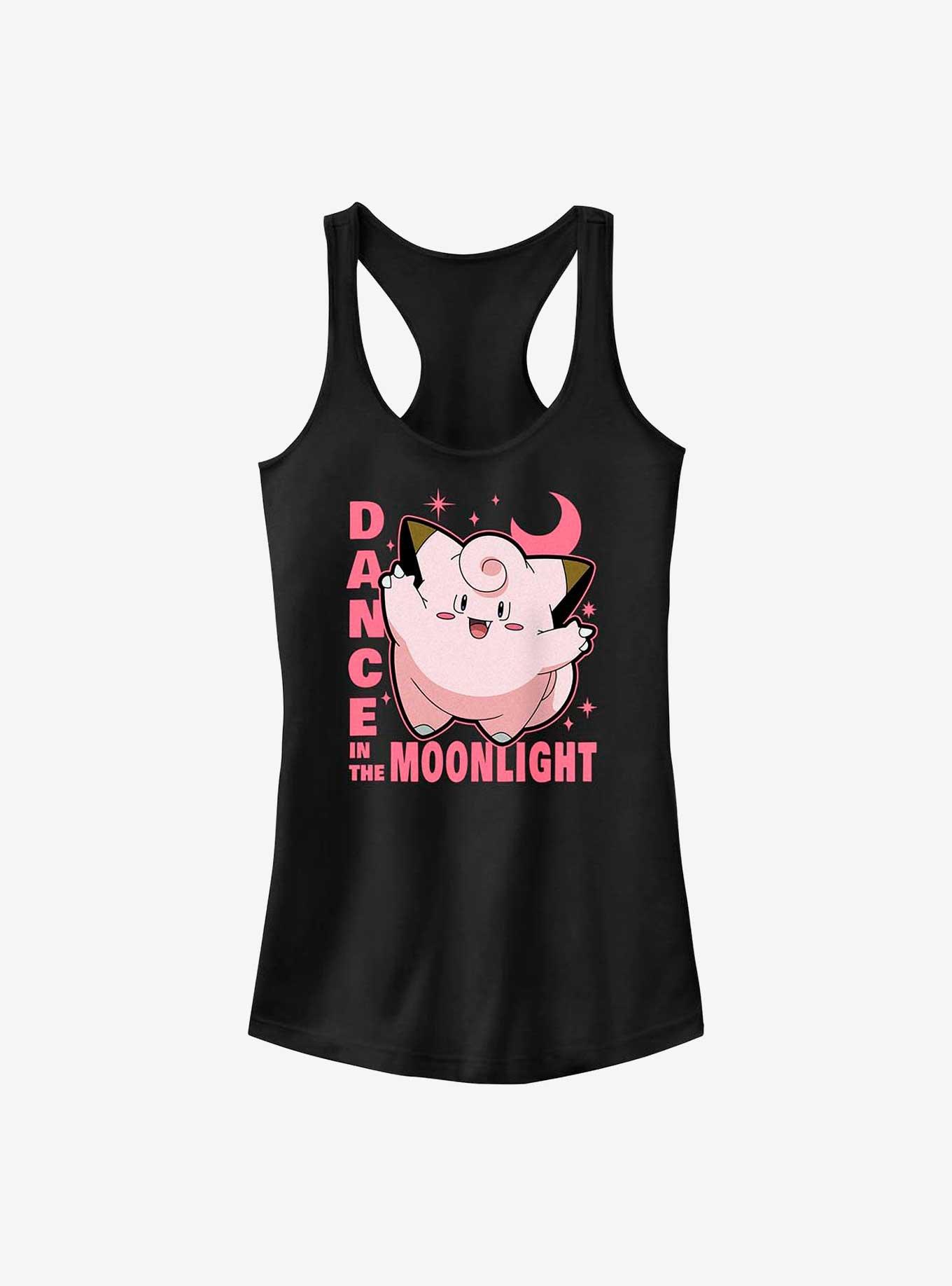 Pokemon Clefairy Dance In The Moonlight Girls Tank, , hi-res