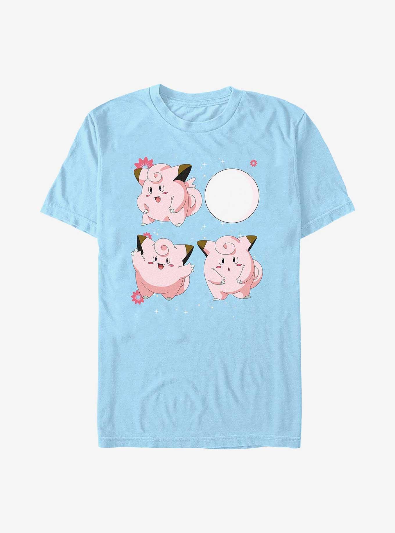 Pokemon Clefairy Dancing T-Shirt, LT BLUE, hi-res