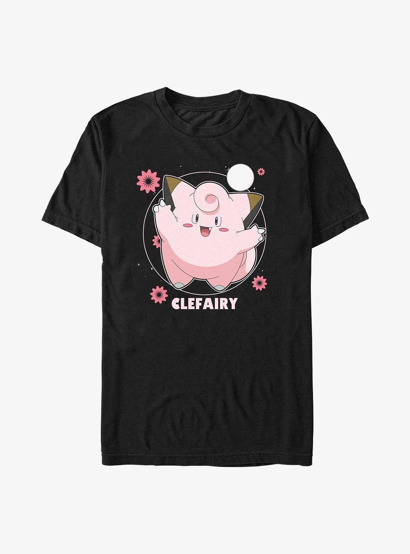 Pokemon Clefairy Flowers T-Shirt, , hi-res