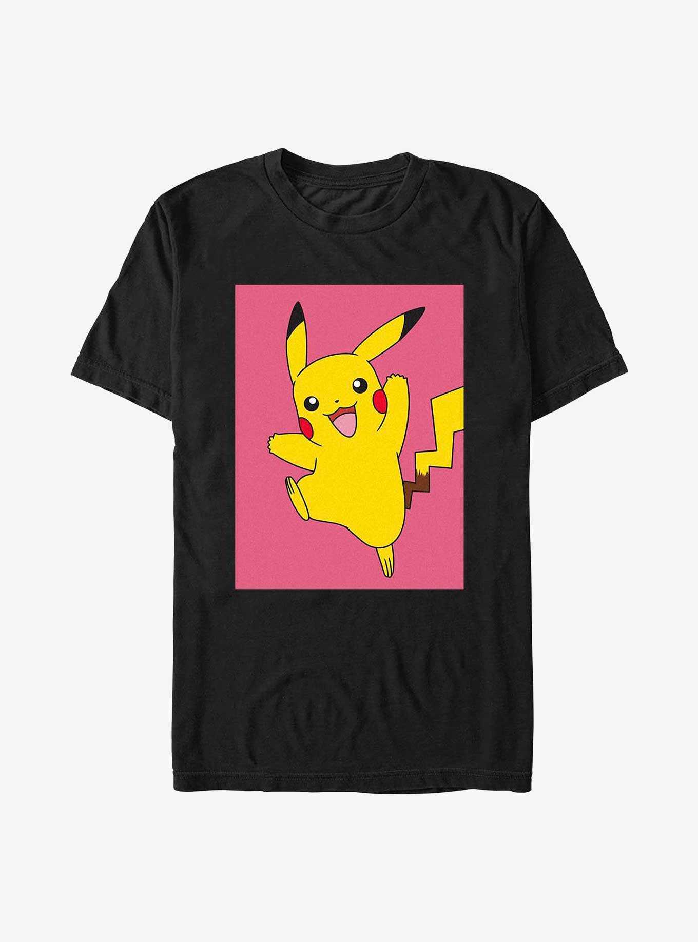 Pokemon Pikachu Leap Poster T-Shirt, , hi-res