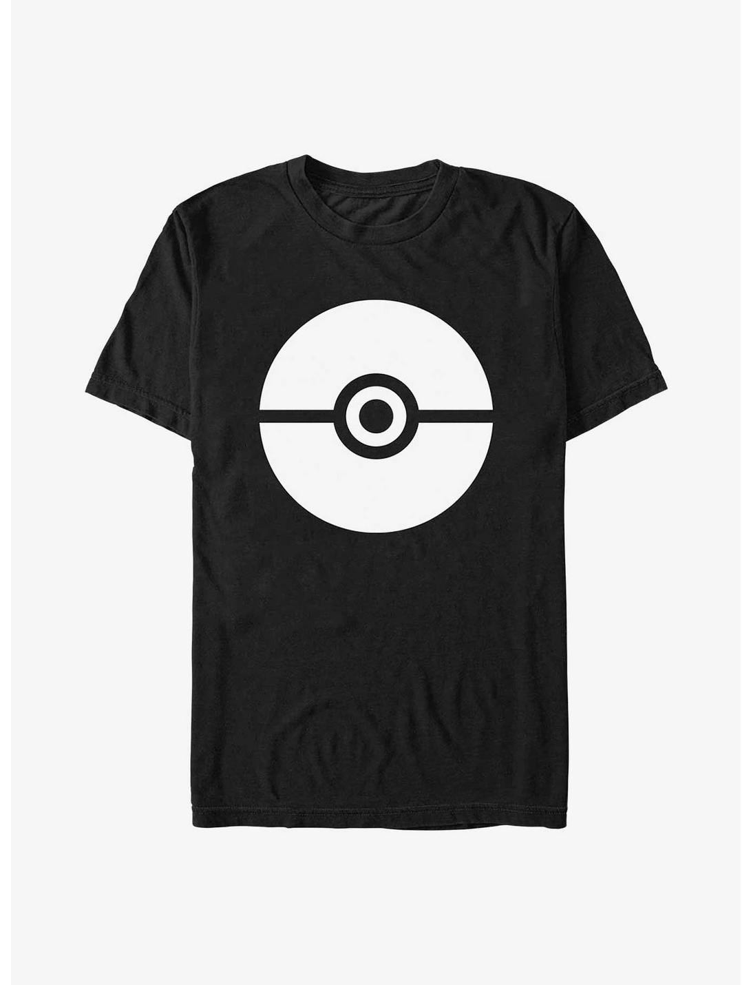 Pokemon Poke Ball Icon T-Shirt, BLACK, hi-res