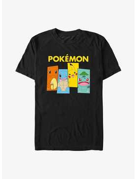 Pokemon Starter Pack Charmander, Squirtle, Pikachu, and Bulbasaur T-Shirt, , hi-res