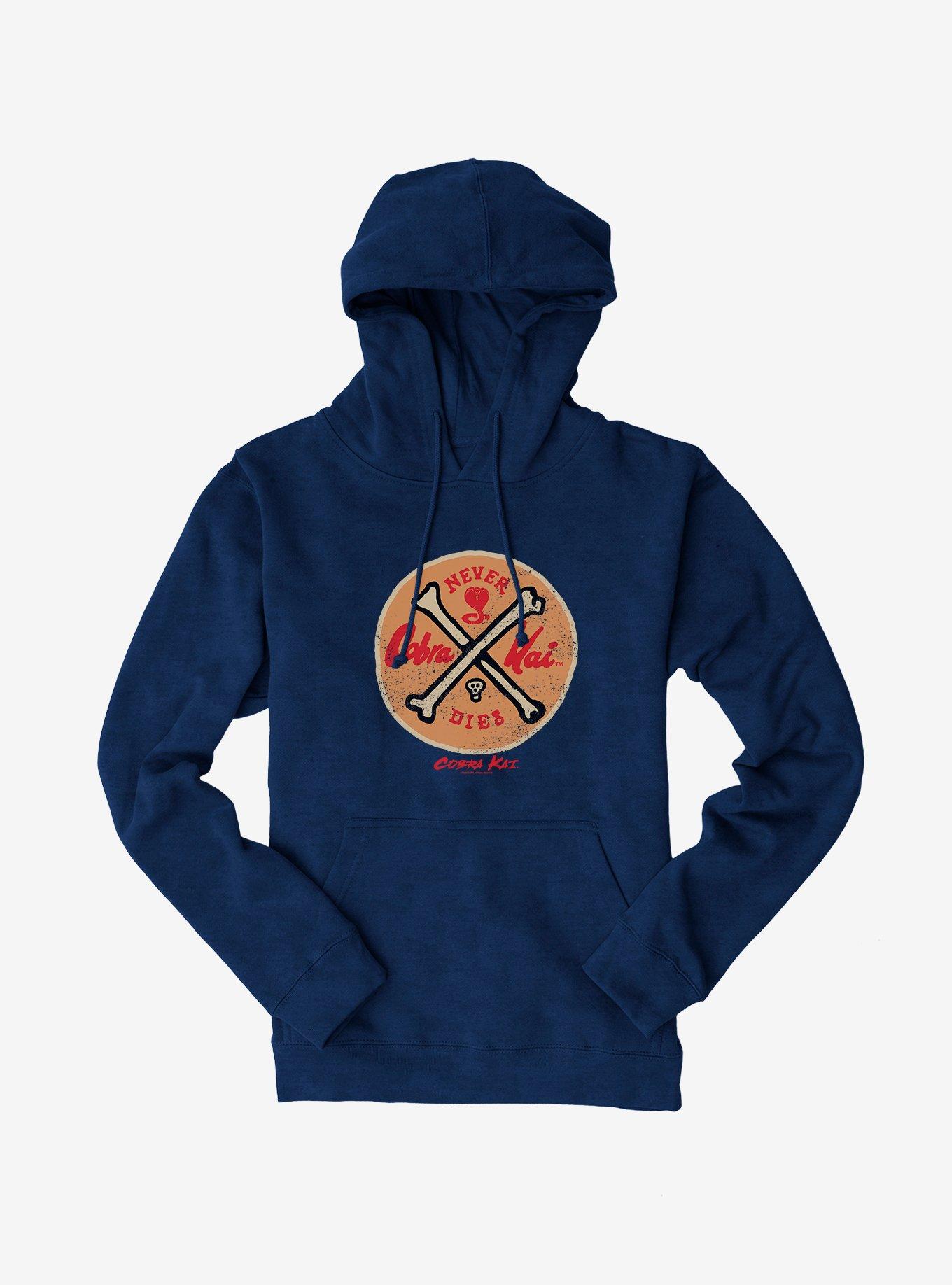 THRDLESS Cobra Kai Never Dies Emblem Hoodie