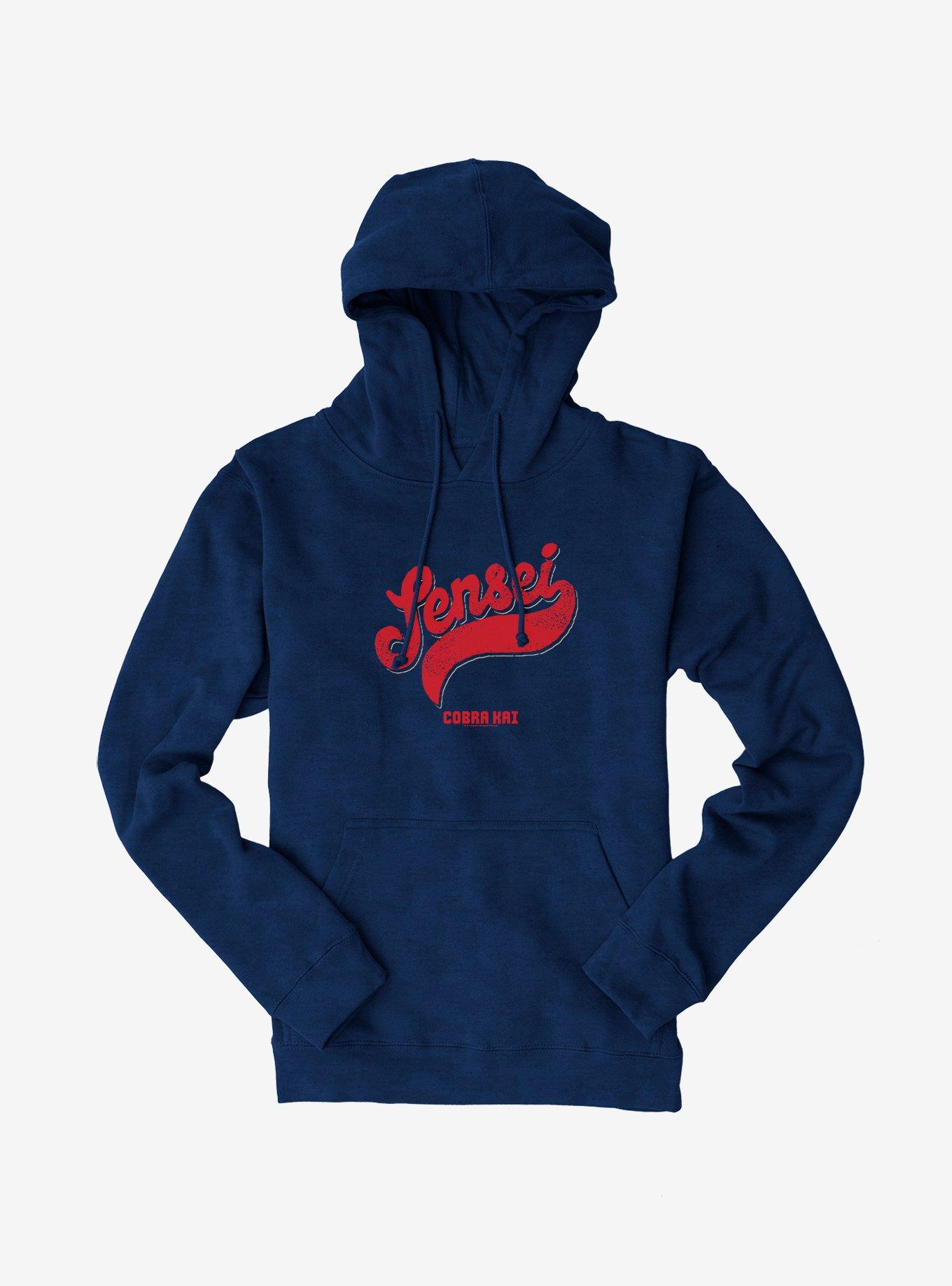 Cobra Kai Sensei Hoodie, NAVY, hi-res
