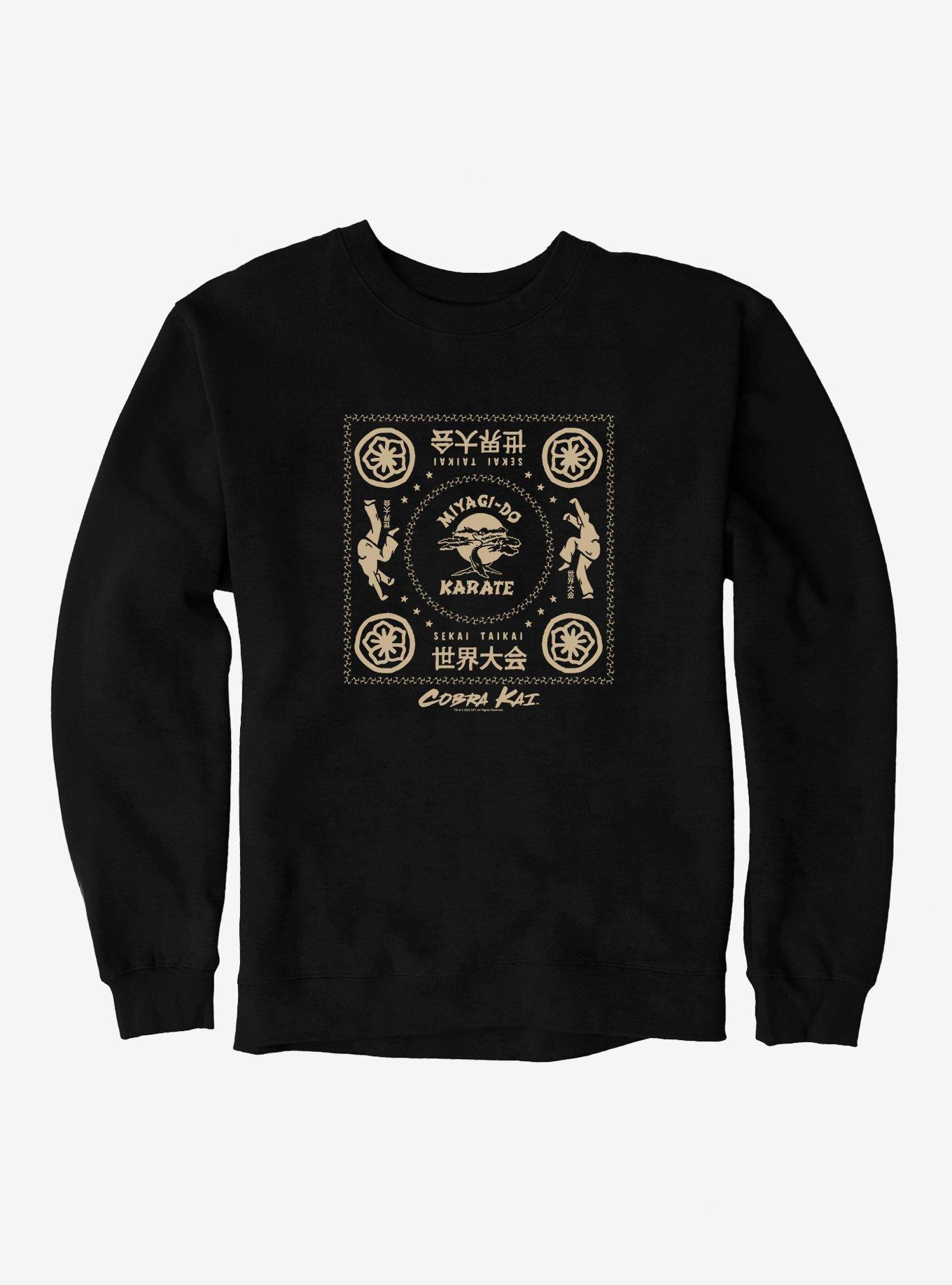 Cobra Kai Miyagi-Do Karate Sekai Taikai Sweatshirt, BLACK, hi-res