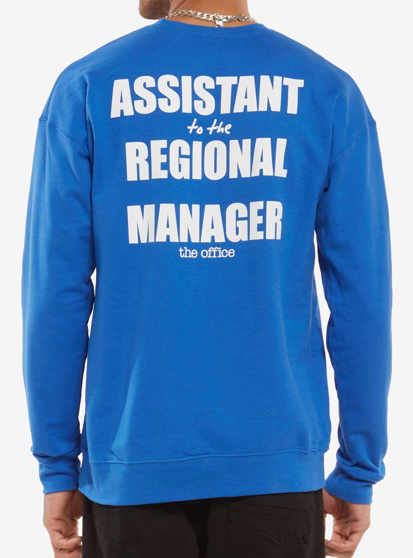 The Office Assistant Regional Manager Sweatshirt, BLUE, hi-res
