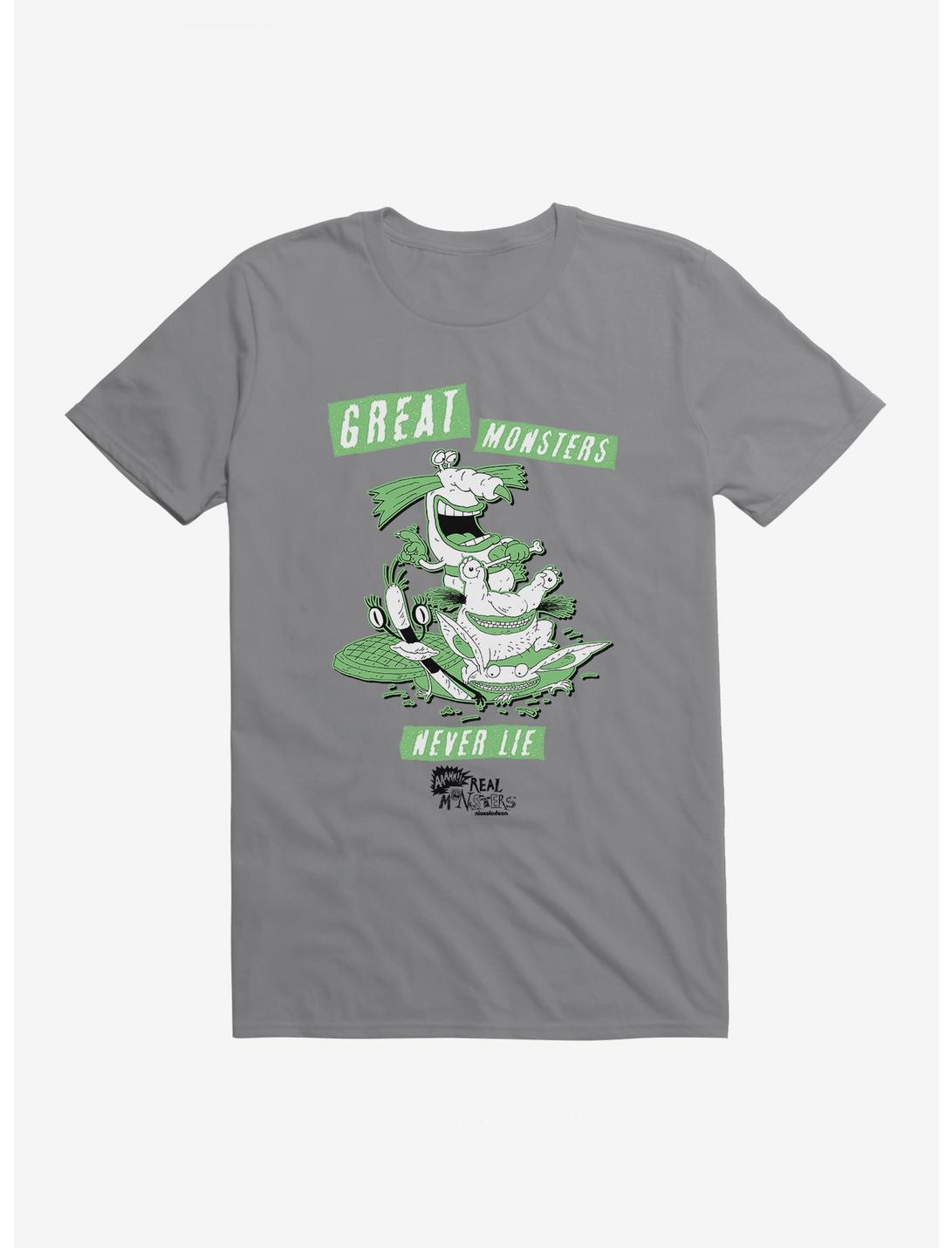 Aaahh!!! Real Monsters Great Monsters Never Lie T-Shirt, , hi-res