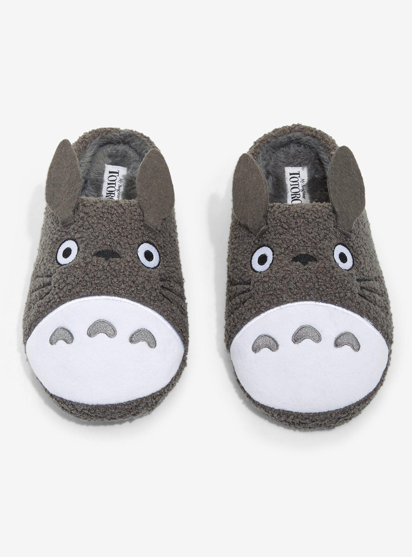 Studio Ghibli My Neighbor Totoro Figural Fuzzy Slippers