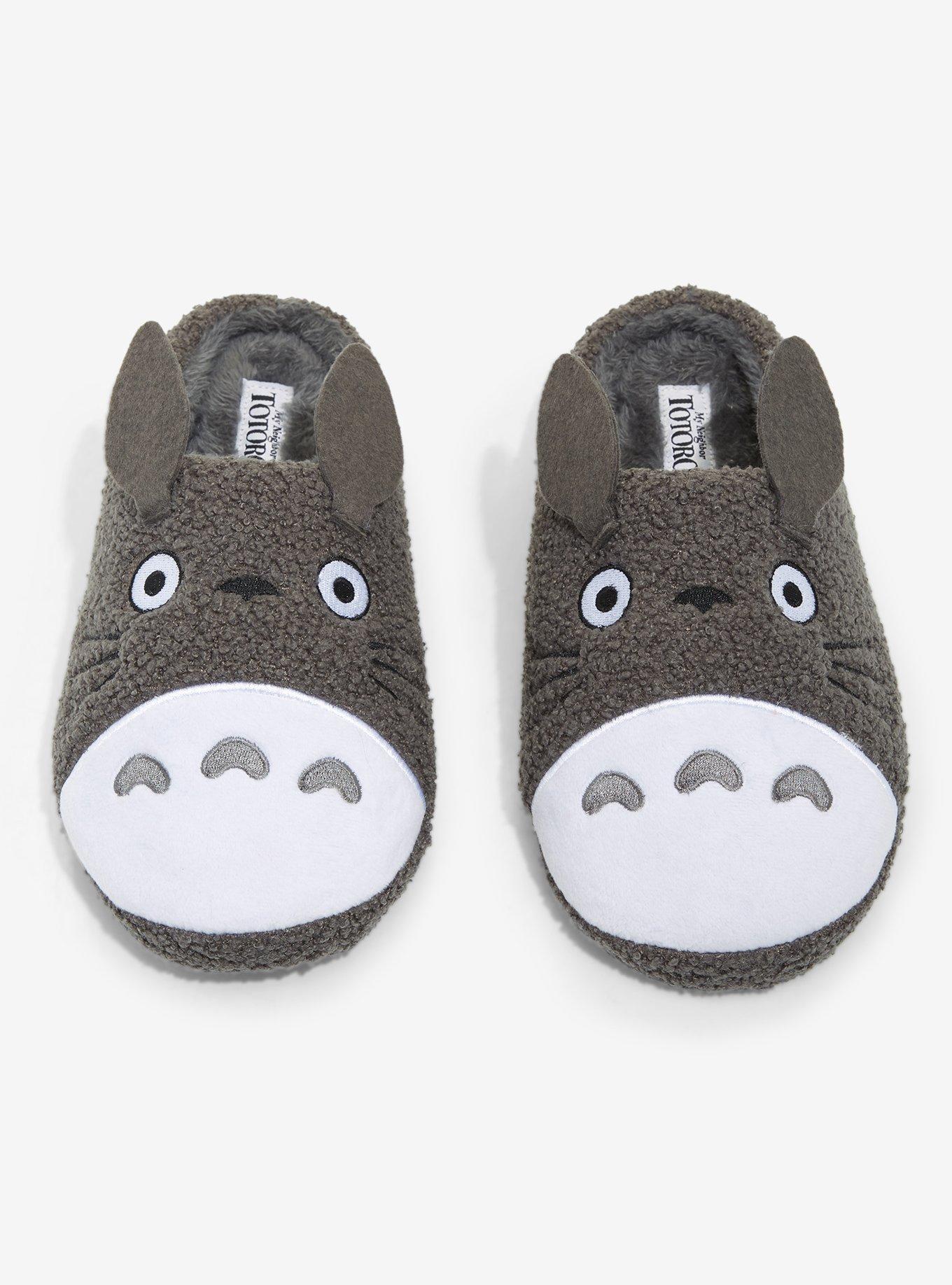 Studio Ghibli My Neighbor Totoro Figural Fuzzy Slippers Hot Topic