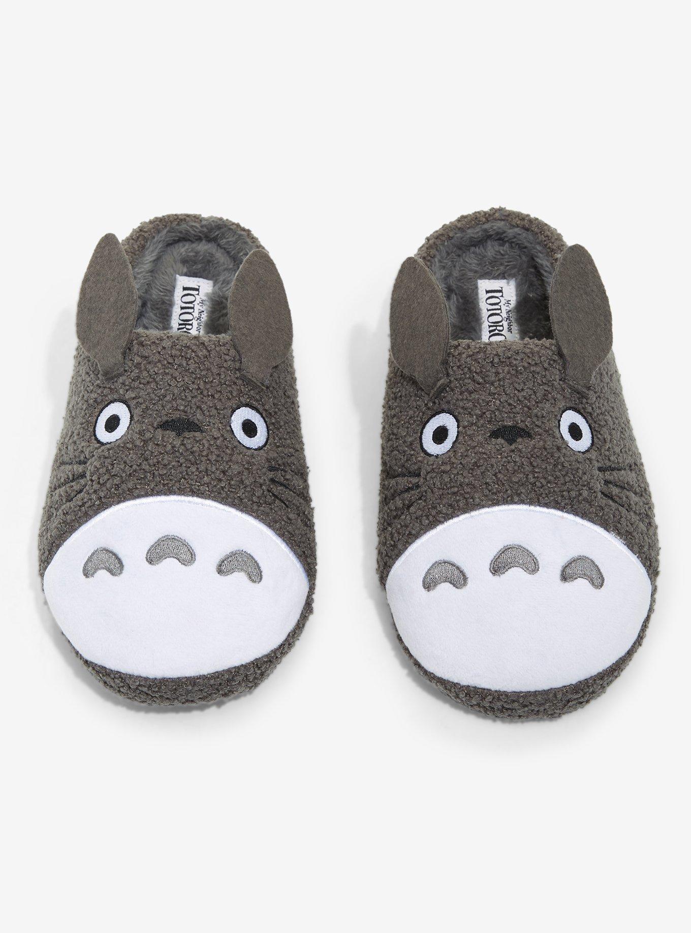 Studio Ghibli My Neighbor Totoro Figural Fuzzy Slippers, MULTI, hi-res