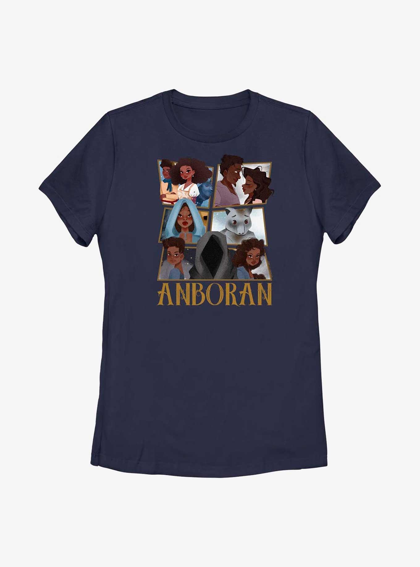 Anboran Collage Womens T-Shirt, NAVY, hi-res