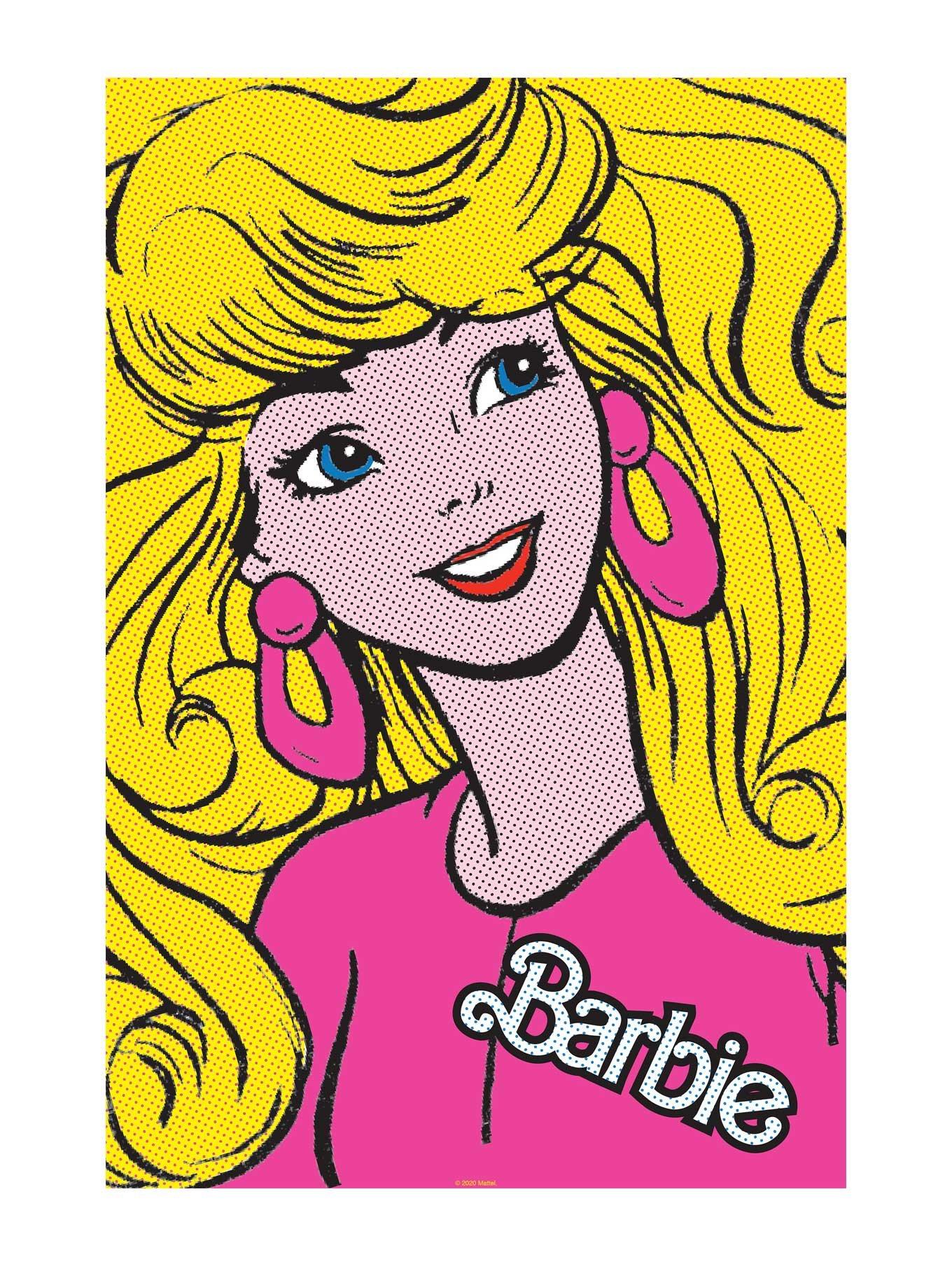 Barbie Big Hair Poster WHITE Hot Topic