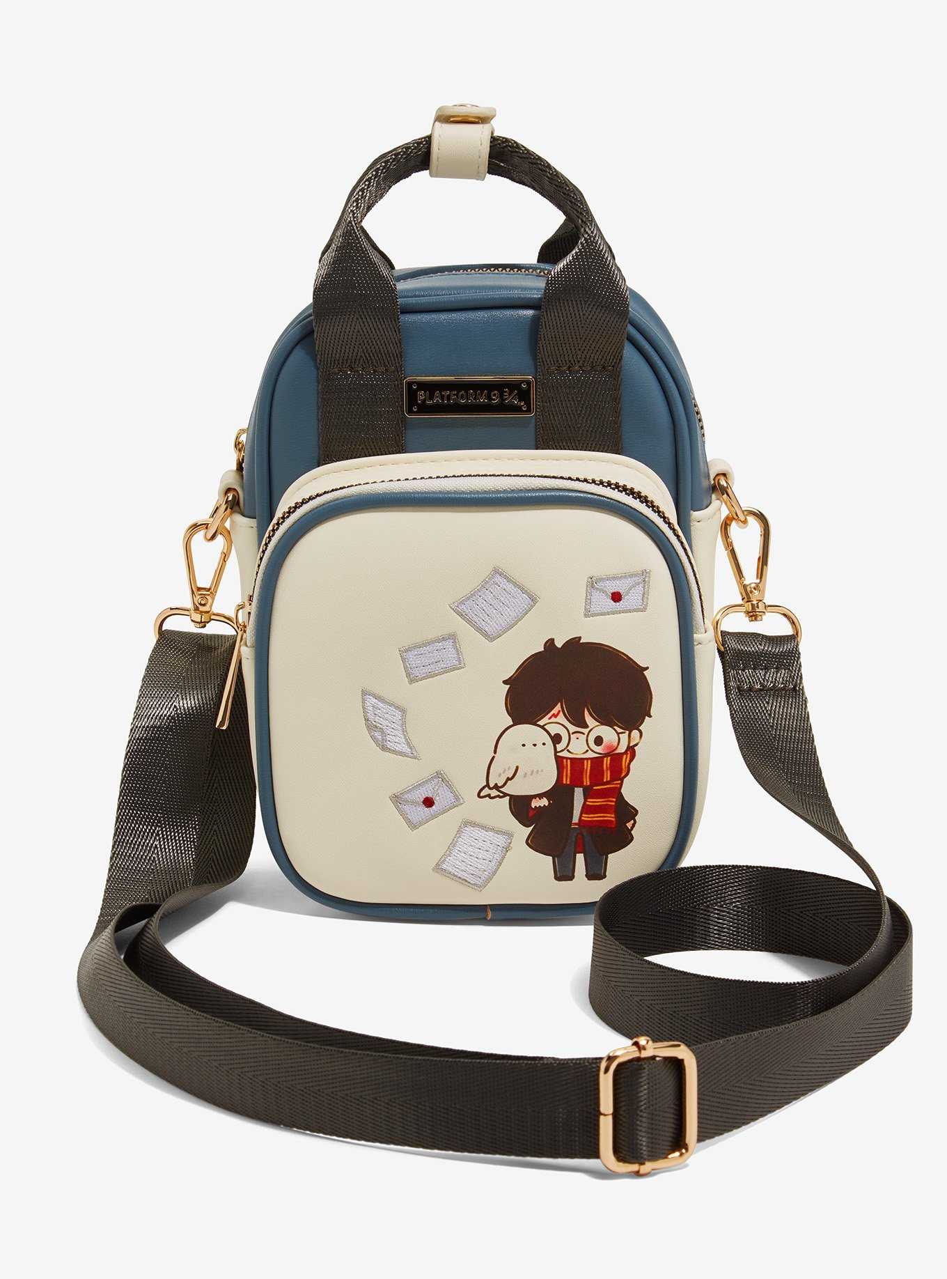 Harry Potter Chibi Harry and Hedwig Crossbody Bag - BoxLunch Exclusive ...