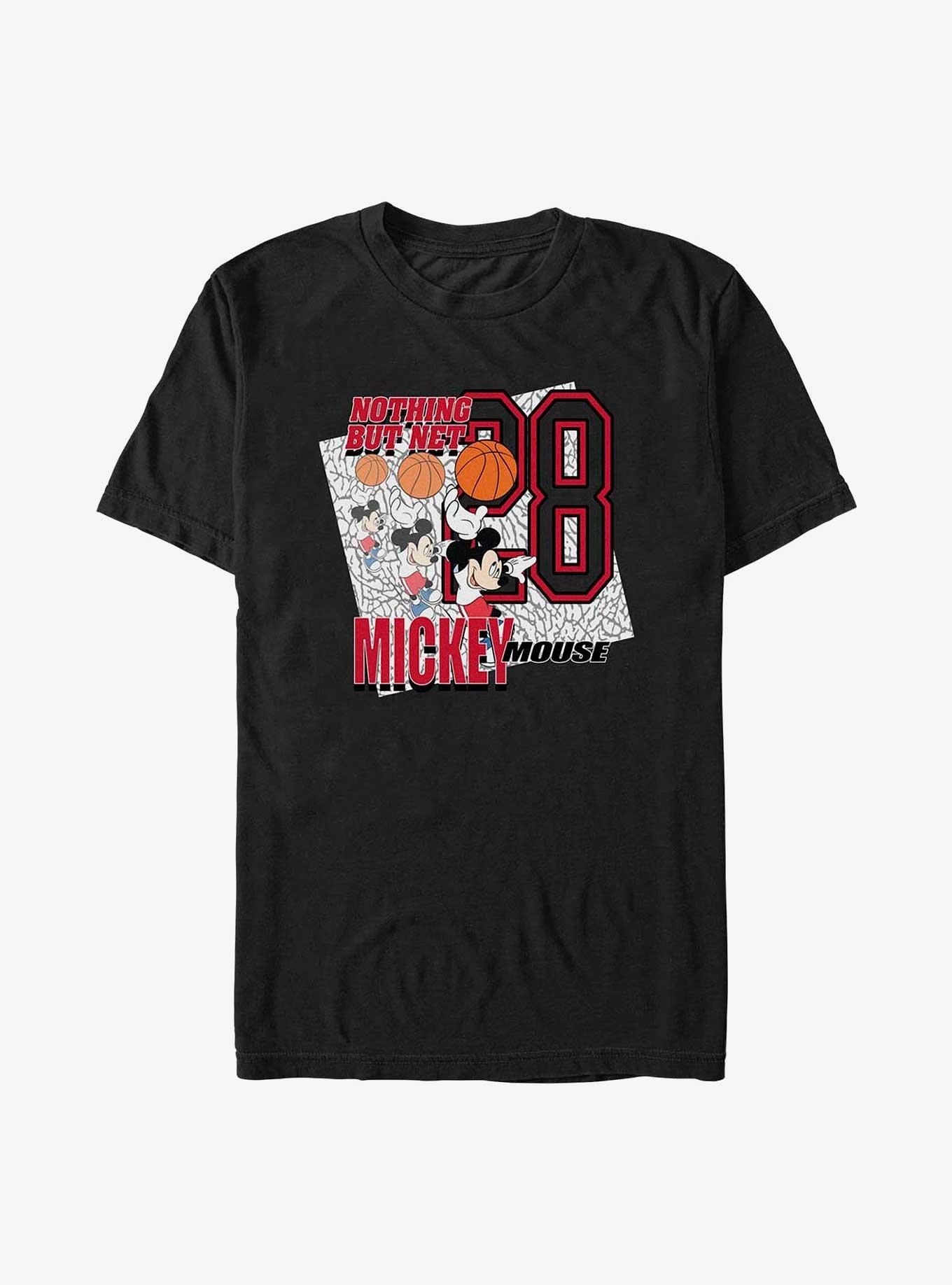 Disney Mickey Mouse Nothing But Net Basketball T-Shirt, , hi-res