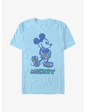 Disney Mickey Mouse Sketch Floral Fill T-Shirt, , hi-res