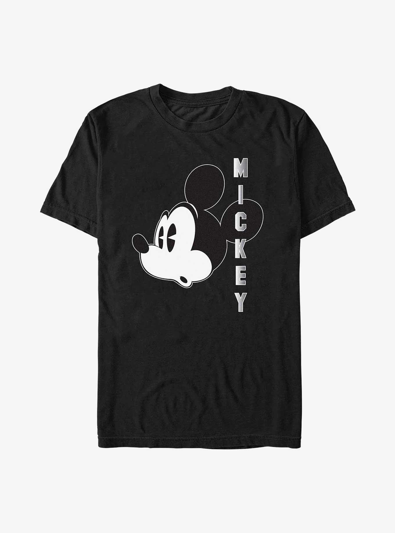 Disney Mickey Mouse Wow Face T-Shirt - BLACK | BoxLunch