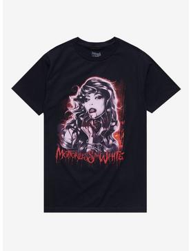 Plus Size Motionless In White Vampire Boyfriend Fit Girls T-Shirt, , hi-res