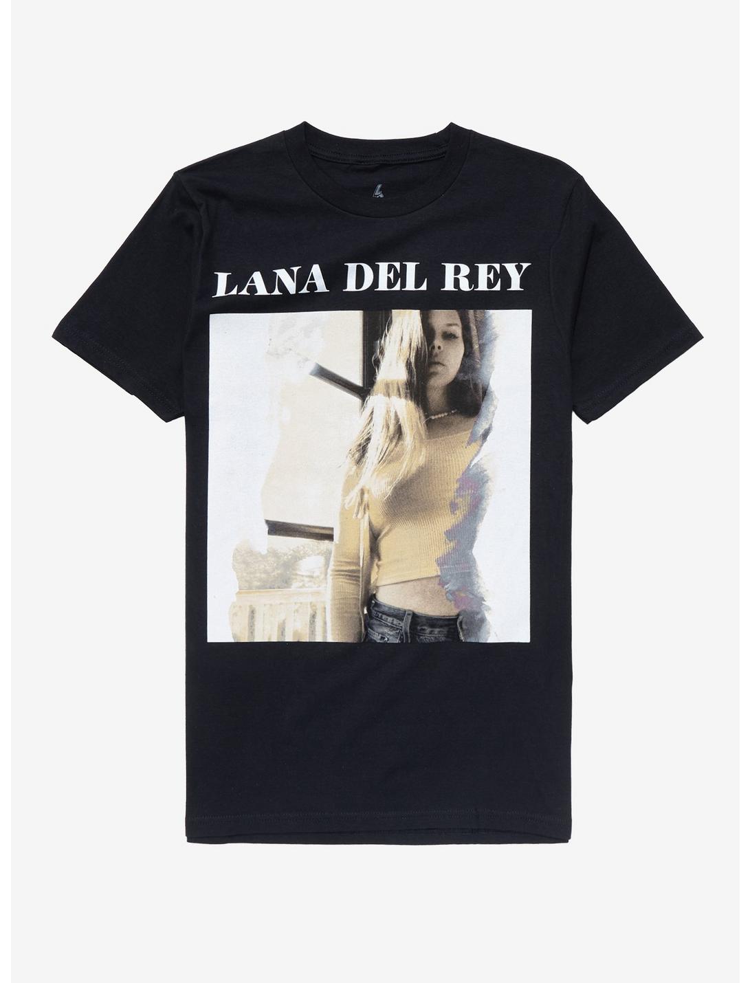 Lana Del Rey Window Boyfriend Fit Girls T-Shirt, BLACK, hi-res