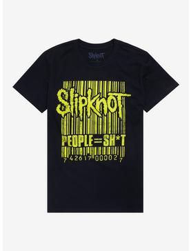 Plus Size Slipknot People Barcode Boyfriend Fit Girls T-Shirt, , hi-res