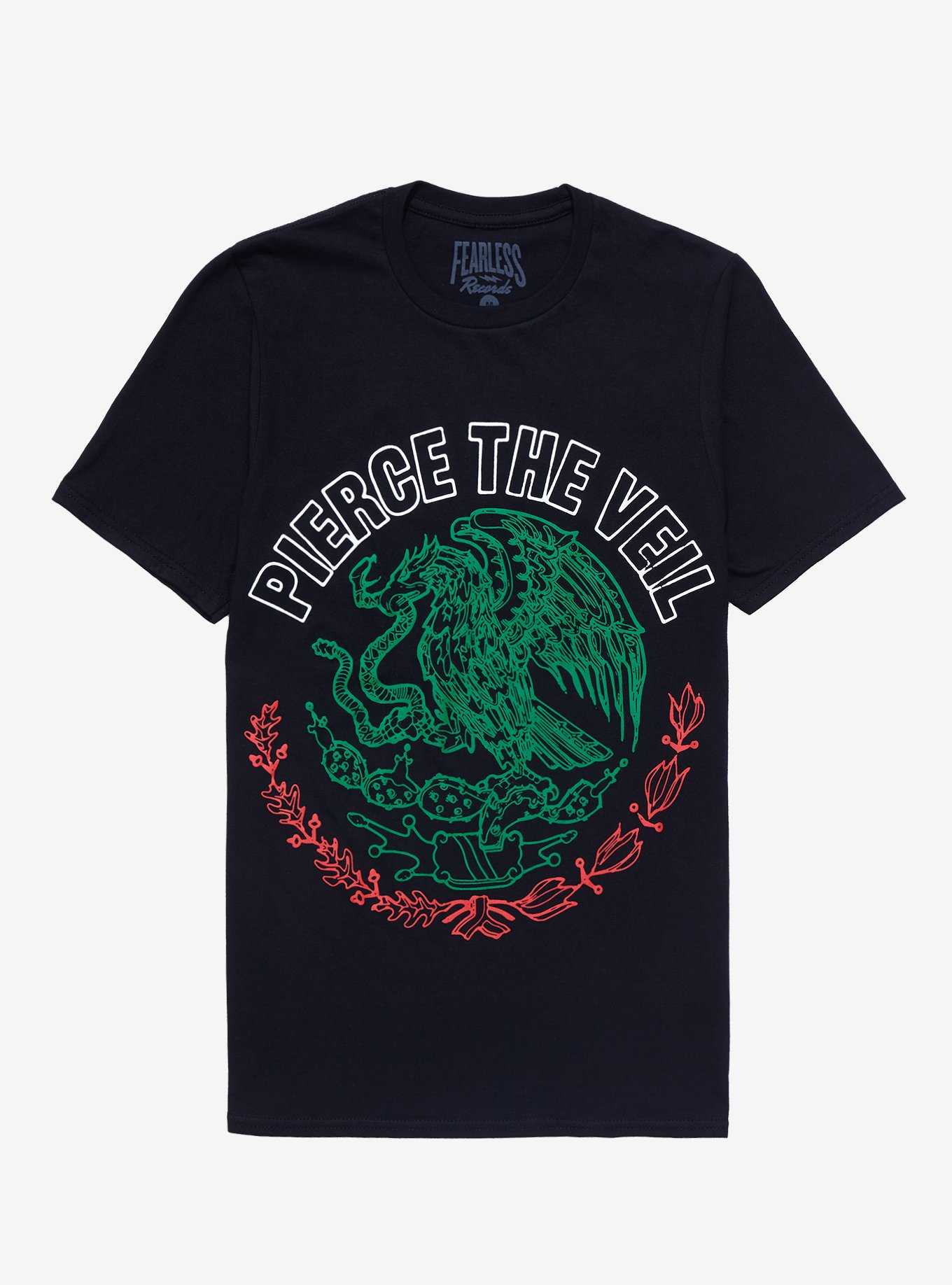 Pierce The Veil Eagle Boyfriend Fit Girls T-Shirt, , hi-res