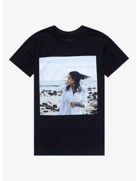 Kehlani Blue Water Road Album Cover Boyfriend Fit Girls T-Shirt, , hi-res
