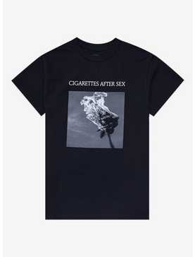 Cigarettes After Sex Burning Rose Boyfriend Fit Girls T-Shirt, , hi-res