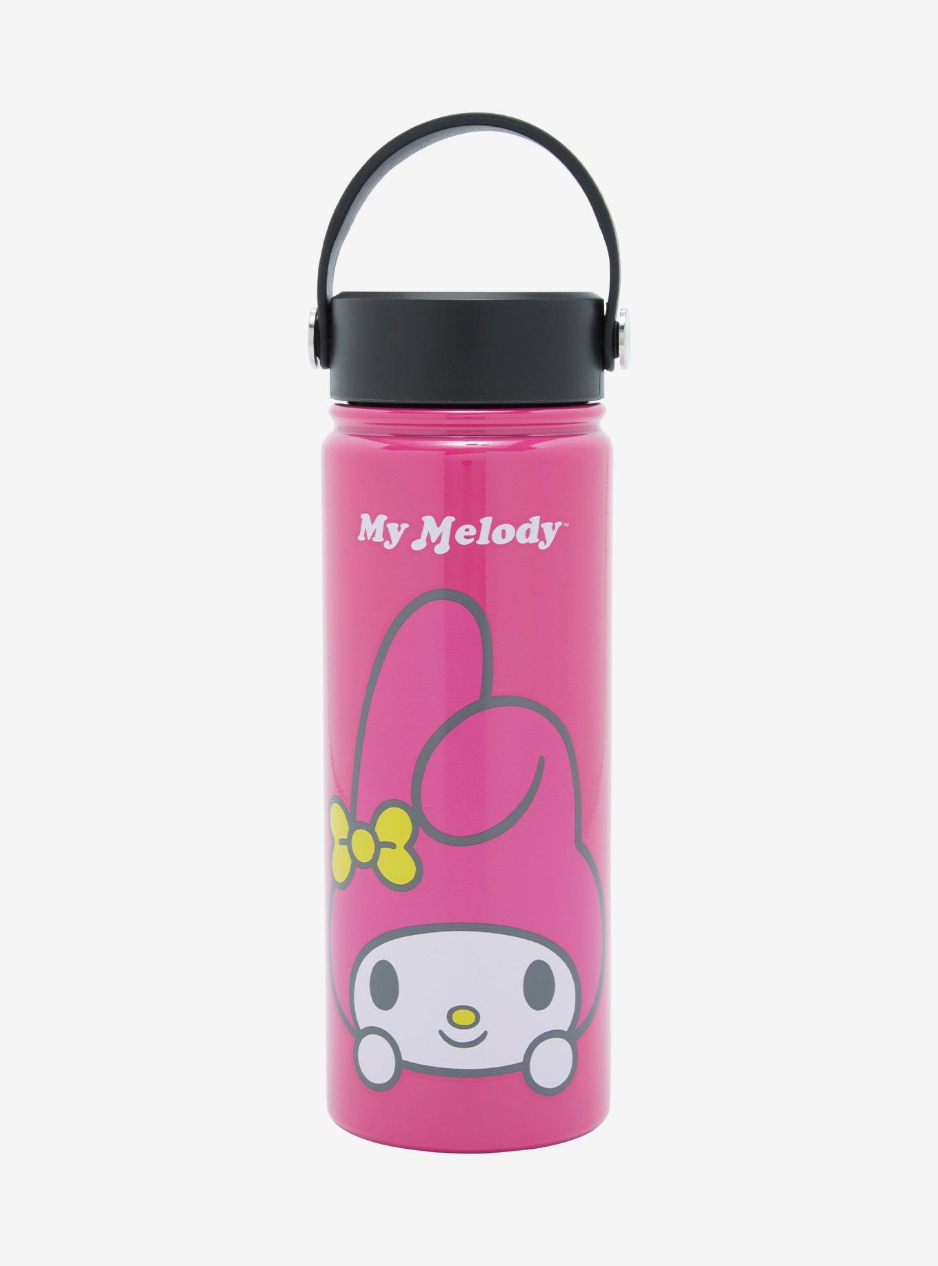 My Melody Stainless Steel Water Bottle with Pouch – JapanLA