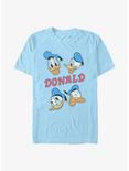 Disney Mickey Mouse Donald Duck Heads T-Shirt, LT BLUE, hi-res