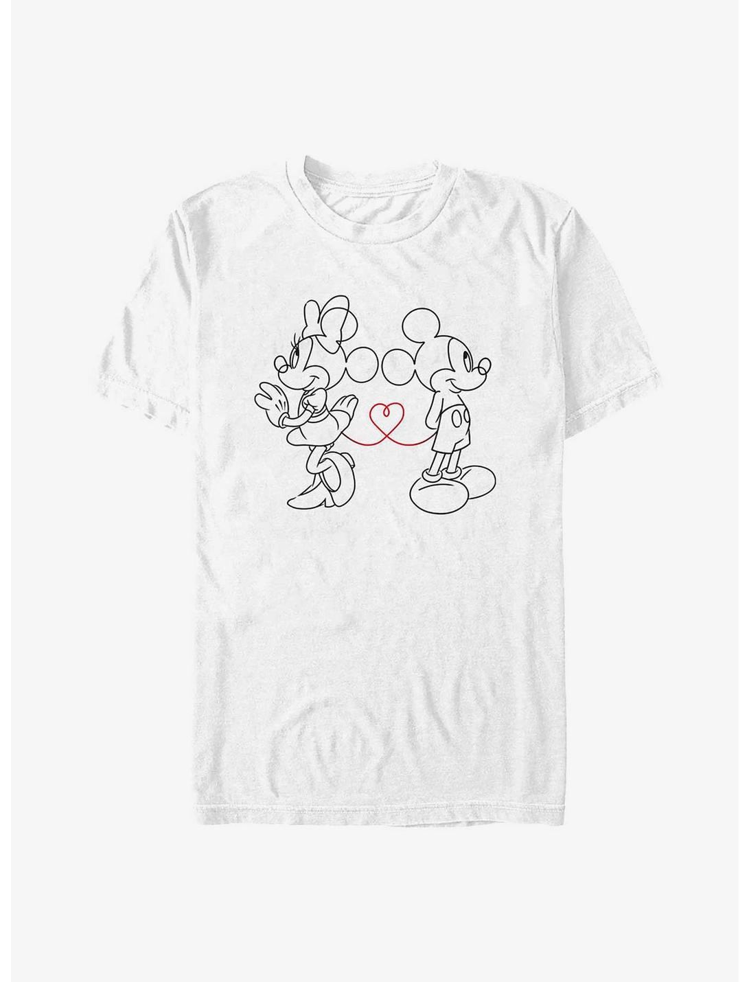 Disney Mickey Mouse Heart Tails T-Shirt, WHITE, hi-res