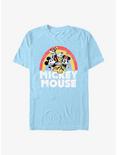 Disney Mickey Mouse Friends Under The Rainbow T-Shirt, LT BLUE, hi-res