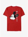 Disney Mickey Mouse Wow Face T-Shirt, RED, hi-res