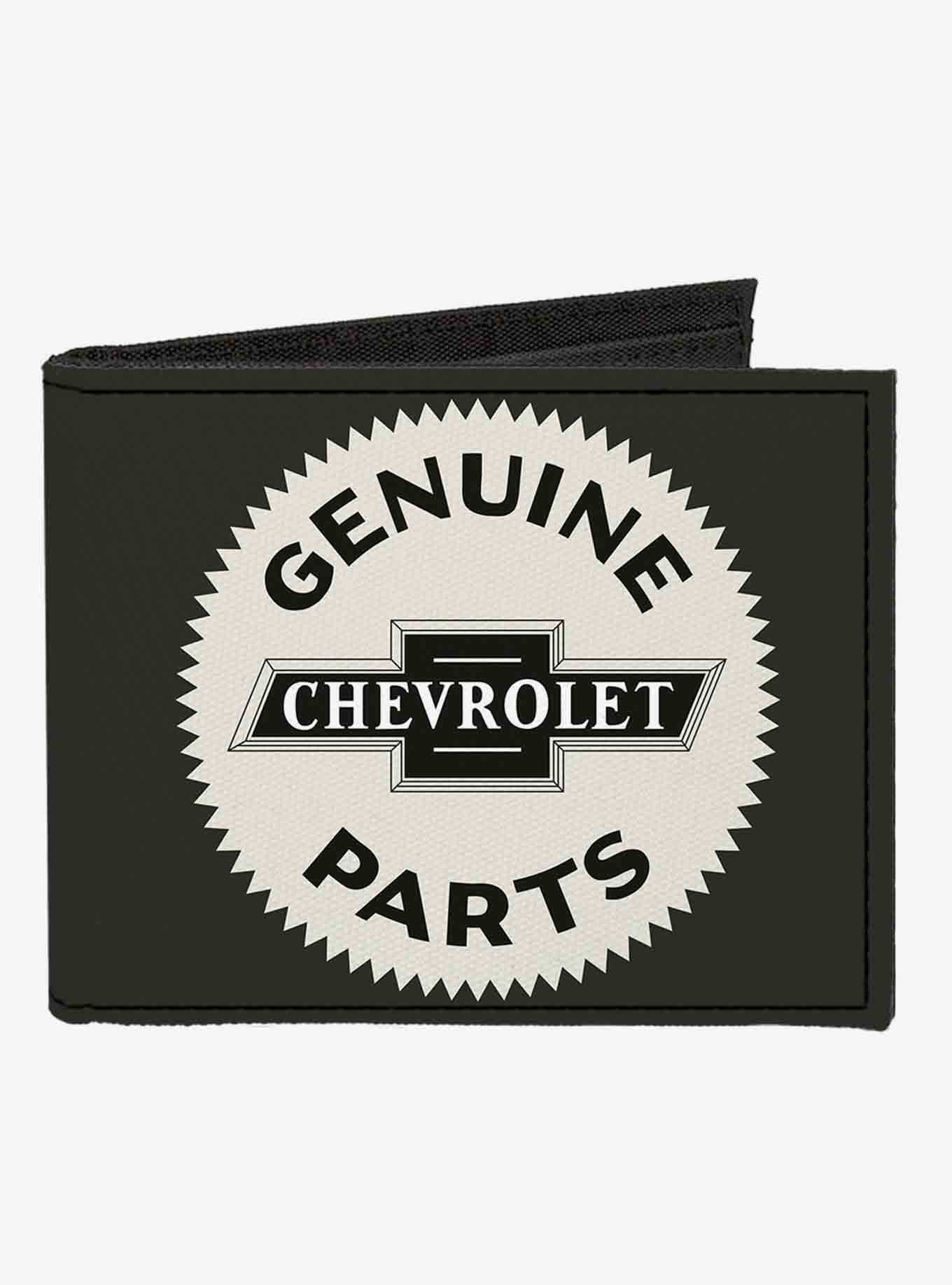 1920 Genuine Chevrolet Parts Seal Canvas Bifold Wallet, , hi-res