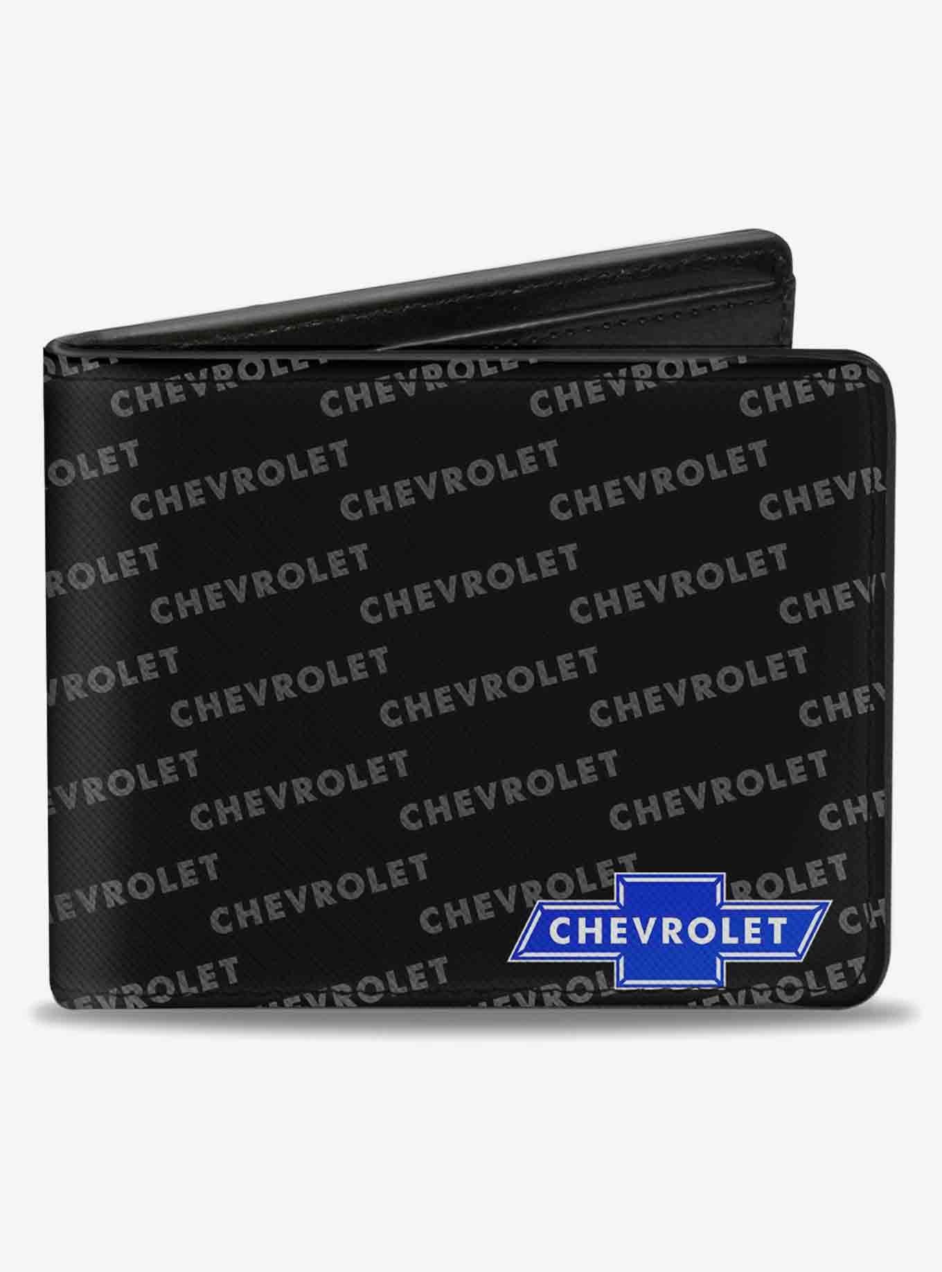 Chevy Bowtie Corner Text Bifold Wallet, , hi-res