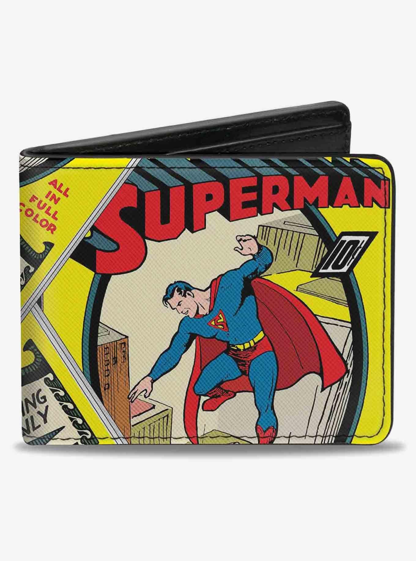 DC Comics Classic Superman 1 Flying Cover Pose Bifold Wallet